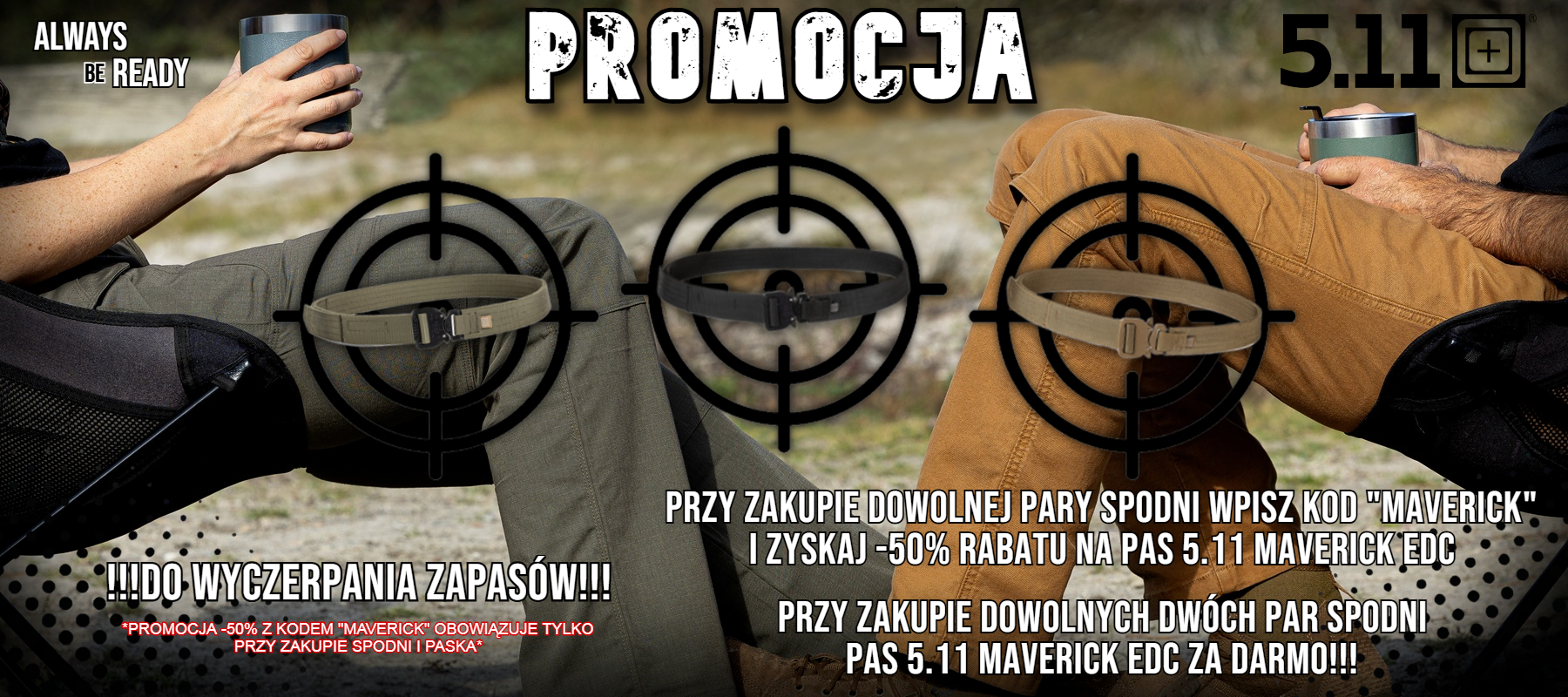 PROMOCJA Pasek MAVERICK EDC